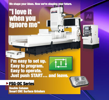 FSG-DC series double column CNC grinder for easy set-up that unleashes auto industry productivity