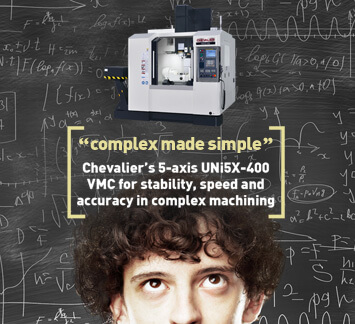 UNi5X-400 5-axis VMC for speed and accuracy in complex machining